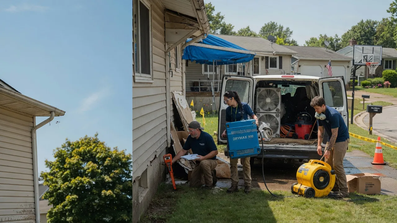 Ceiling Leak Cleanup in Galloway, OH near me