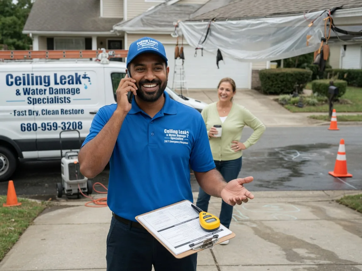 Ceiling Leak Cleanup Galloway, OH FAQs